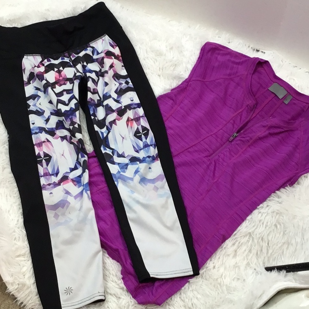 Athleta leggings and top athleisure S